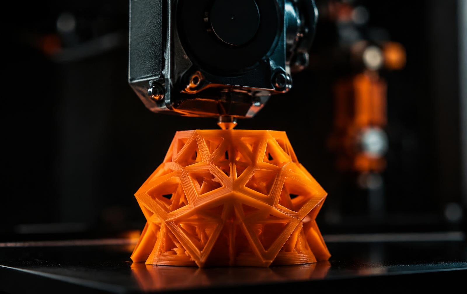 3D printer printing a part